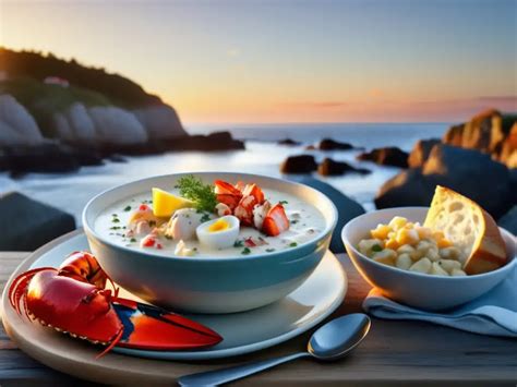  Clam Chowder: Uma Sinfonia de Sabores Marinhos em um Caldo Cremoso e Agradável!